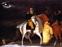 George Washington with His Army Crossing the Delaware - Edward Hicks