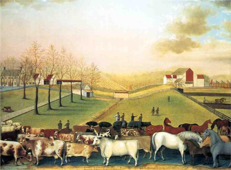 The Cornell Farm, 1848 - Эдвард Хикс