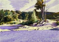 White River at Sharon - Edward Hopper