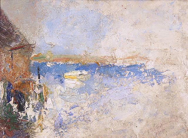 O’Neil’s Wharf, 1913 - Edwin Dickinson
