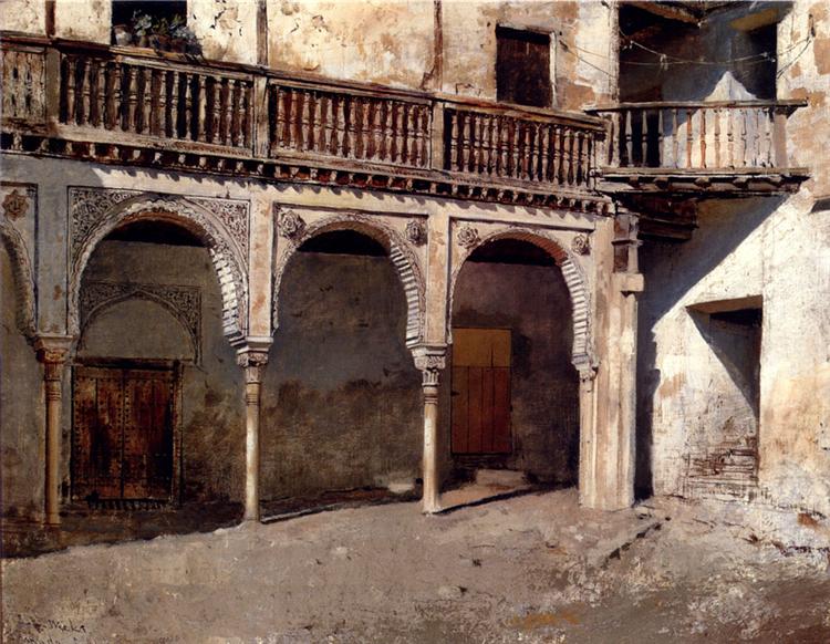 Granada Courtyard - Edwin Lord Weeks