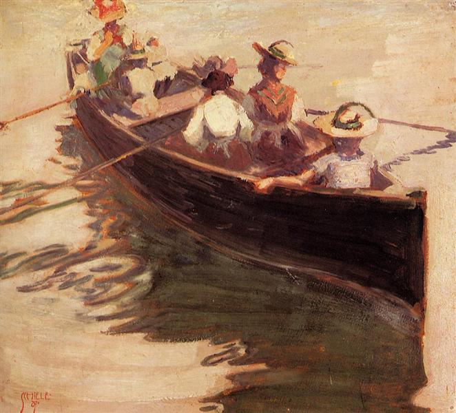 Катание на лодке, 1907 - Эгон Шиле