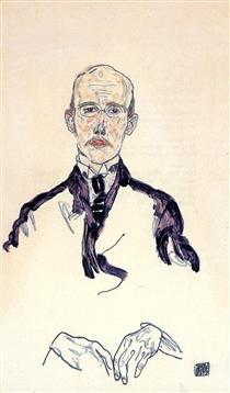 Portrait of Karl Maylander - Egon Schiele