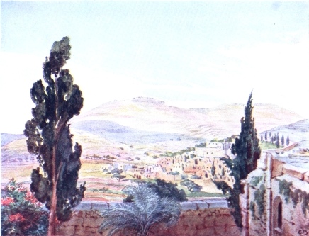 Ain Kareem, reputed birthplace of John the Baptist, from roof of Convent of the Visitation - Elizabeth Thompson