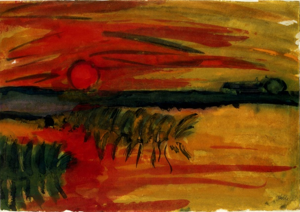 Sunset - Emil Nolde