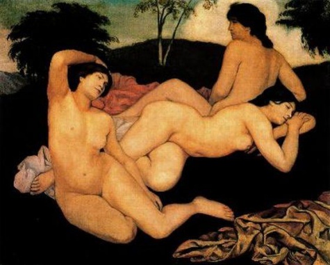 After the Bath (The Nymphs), 1908 - 埃米尔·伯纳德