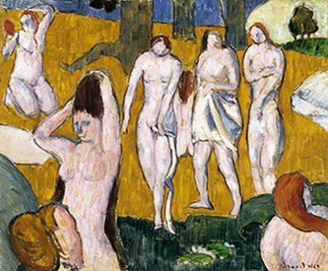 Bathers, 1889 - 埃米尔·伯纳德