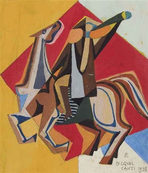 Untitled (Heralds), 1938 - Di Cavalcanti