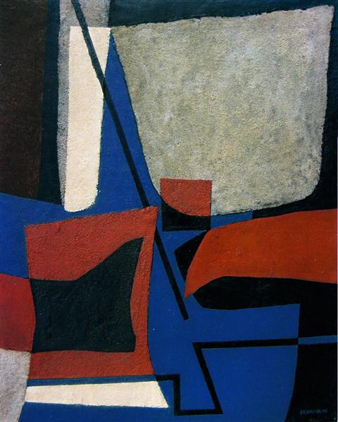 Abstract Composition, 1955 - Енріко Прамполіні