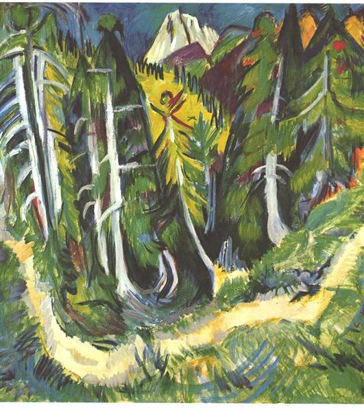 Forest Gorge - Ernst Ludwig Kirchner