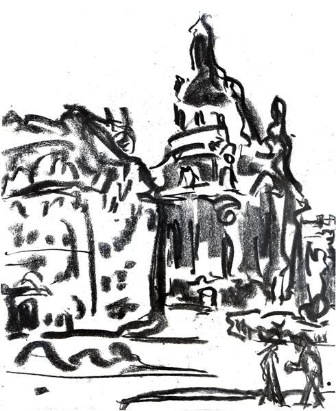 Frauenkirche, 1908 - Ernst Ludwig Kirchner