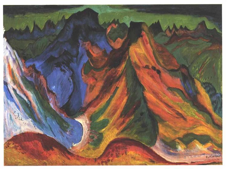The Mountain - Ernst Ludwig Kirchner