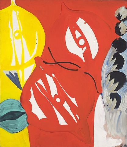 Red in Red I, 1965 - Ernst Wilhelm Nay