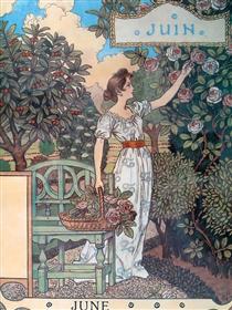 La Belle Jardiniere – June - Eugène Grasset