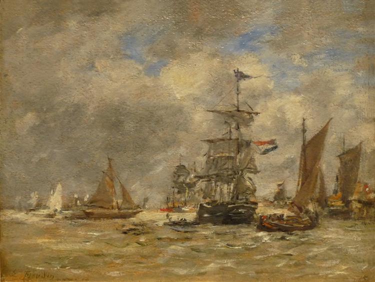 Marina, 1898 - Eugène Boudin