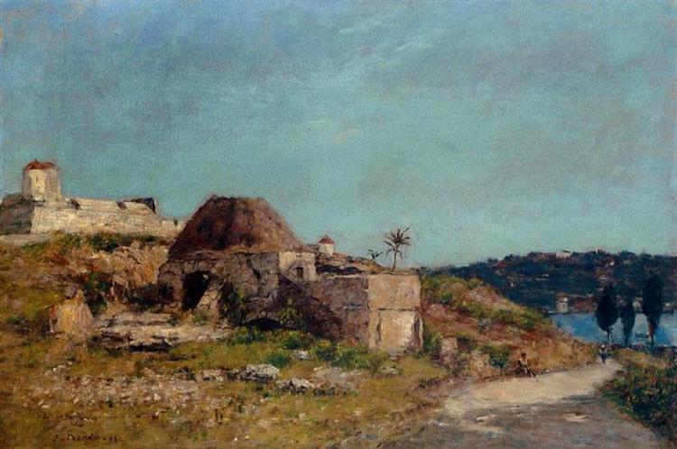 Villefranche, the Citadel, 1892 - Eugene Boudin