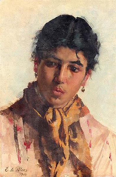 Portrait of a Lady, 1900 - 尤金·布拉斯