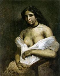A Mulatto Woman - 德拉克洛瓦