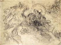 Apollo Slays Python - Eugene Delacroix