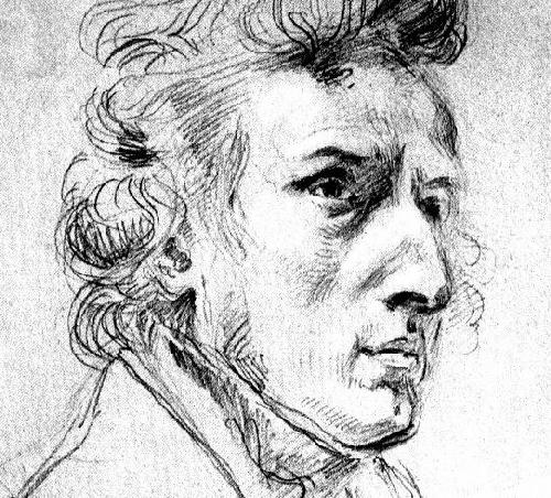 Chopin, c.1838 - Eugene Delacroix