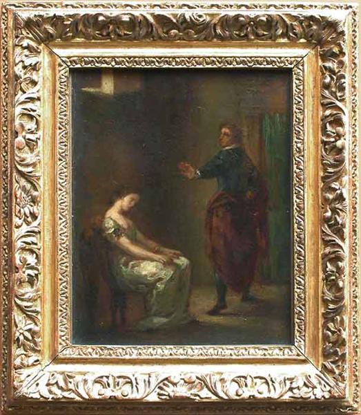 Hamlet and Ophelia, 1840 - Eugene Delacroix
