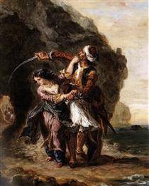 La Fiancée d'Abydos - Eugène Delacroix