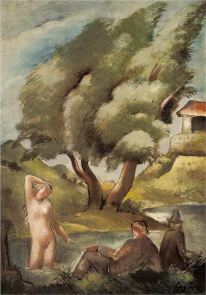 Bathing (Pastoral), 1923 - Eugeniusz Zak