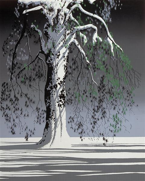 Fir Tree In Snow, 1975 - Eyvind Earle