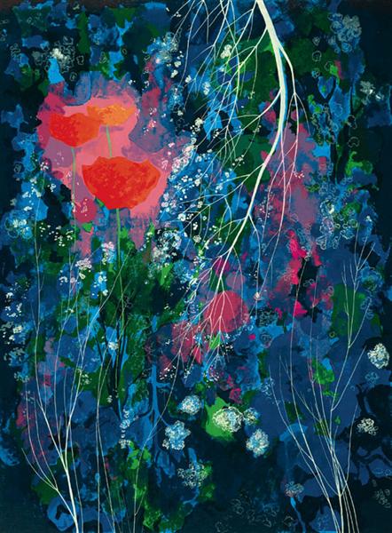 Poppies, 1976 - Eyvind Earle