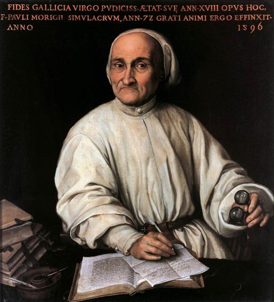 Portrait of Paolo Morigia, 1595 - Fede Galizia