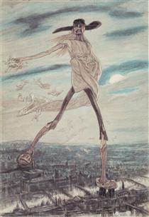 The Satanic. Satan Sowing Tares - Felicien Rops