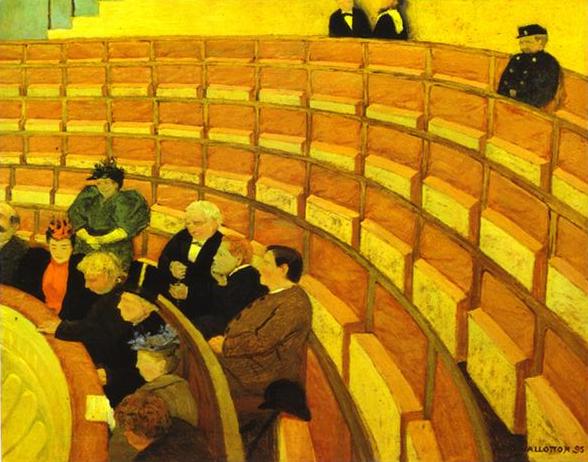 The Third Gallery at The Theatre, 1894 - Félix Vallotton