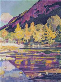At the foot of the Petit Saleve - Ferdinand Hodler