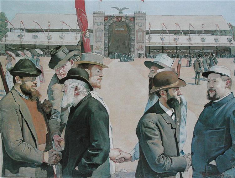 Modern Rütli, 1887 - Фердинанд Ходлер