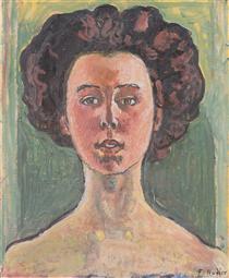 Portrait of Gertrud Mueller - Ferdinand Hodler