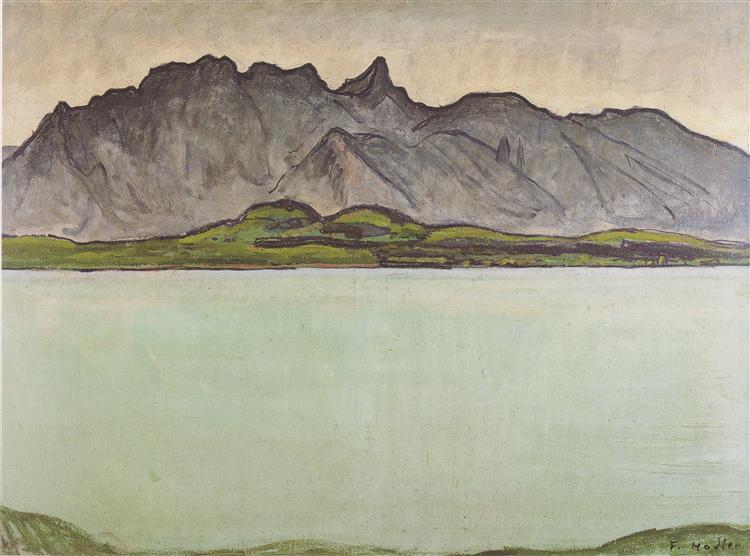 Thun, Stockhornkette, 1910 - Фердинанд Ходлер
