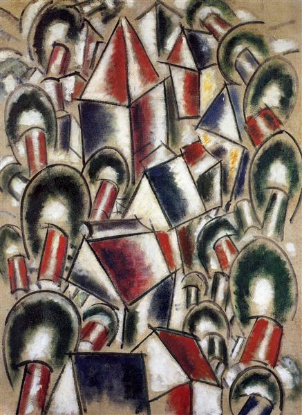 Houses in the trees landscape n°3, 1914 - Fernand Léger