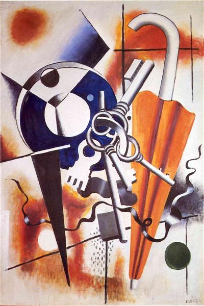 The Composition with the umbrella, 1932 - Фернан Леже