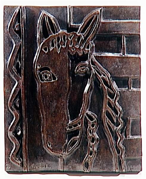 The head of a horse (The Horse) - Fernand Leger