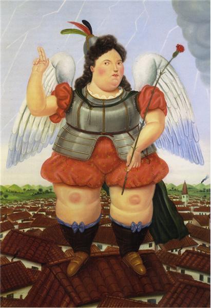 Archangel, 1986 - Fernando Botero