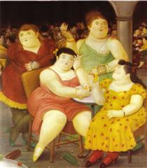 Four Women - Fernando Botero