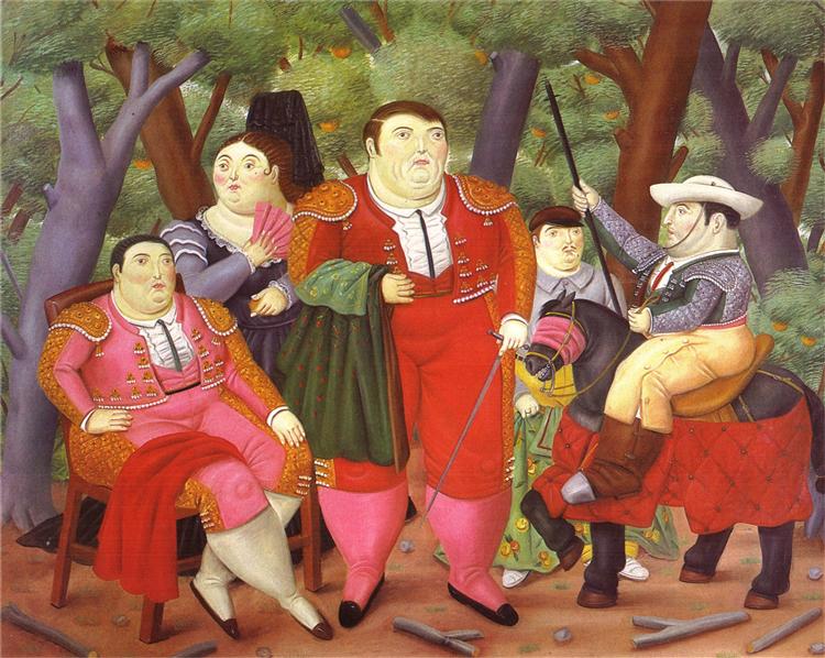Lefty and His Gang, 1987 - Fernando Botero