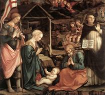 Adoration Of The Child With Saints - Fra Filippo Lippi