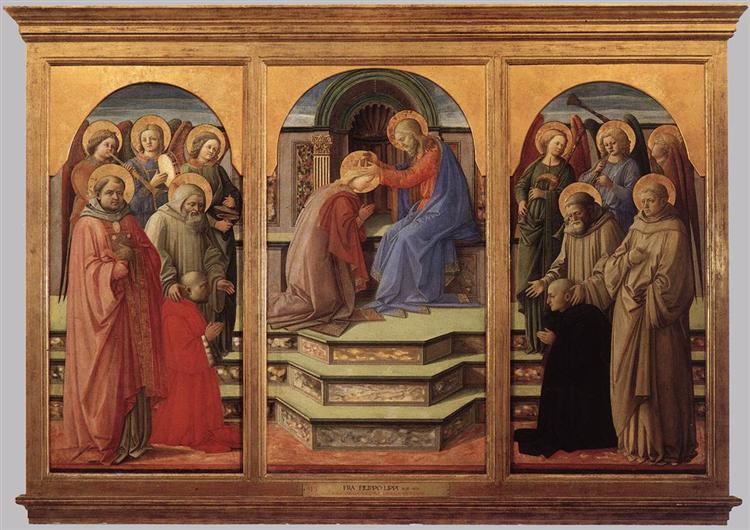 Coronation of the Virgin, 1445 - Filippo Lippi