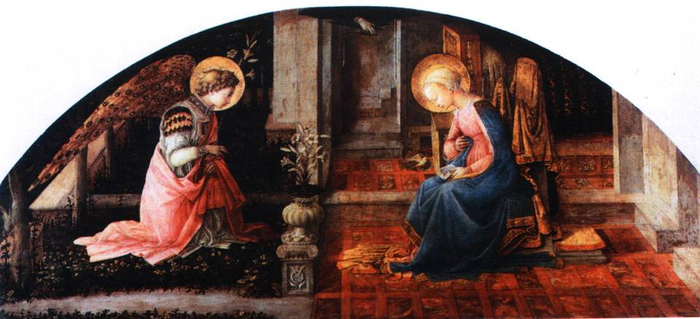 The Annunciation, 1448 - 1450 - Filippo Lippi