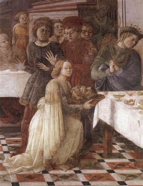 The Feast of Herod: Salome's Dance (detail), c.1460 - 1464 - Filippo Lippi
