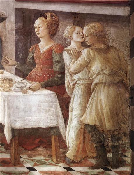 The Feast of Herod: Salome's Dance (detail), c.1460 - 1464 - Filippo Lippi
