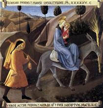 Flight into Egypt - Fra Angelico