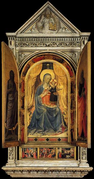 Linaioli Tabernacle, c.1433 - Fra Angélico