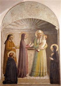 Vorstellung im Tempel - Fra Angelico